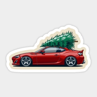 GT86 Xmas tree Sticker